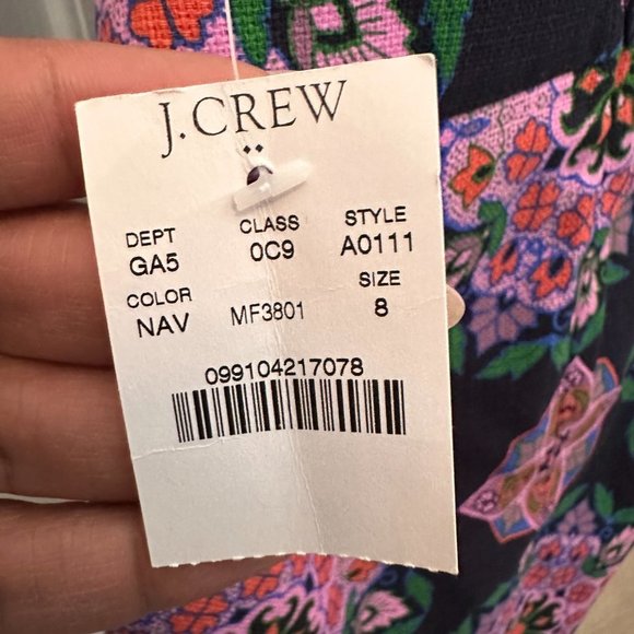 J. Crew Navy “Kaleidoscope” Mini Skirt - Picture 8 of 8